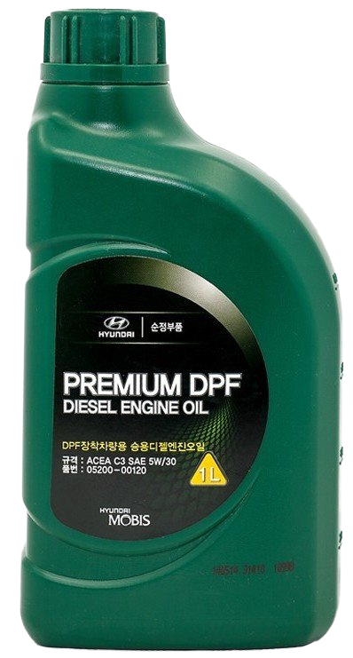 Моторное масло Hyundai/Kia Premium DPF Diesel 5W-30, 1л